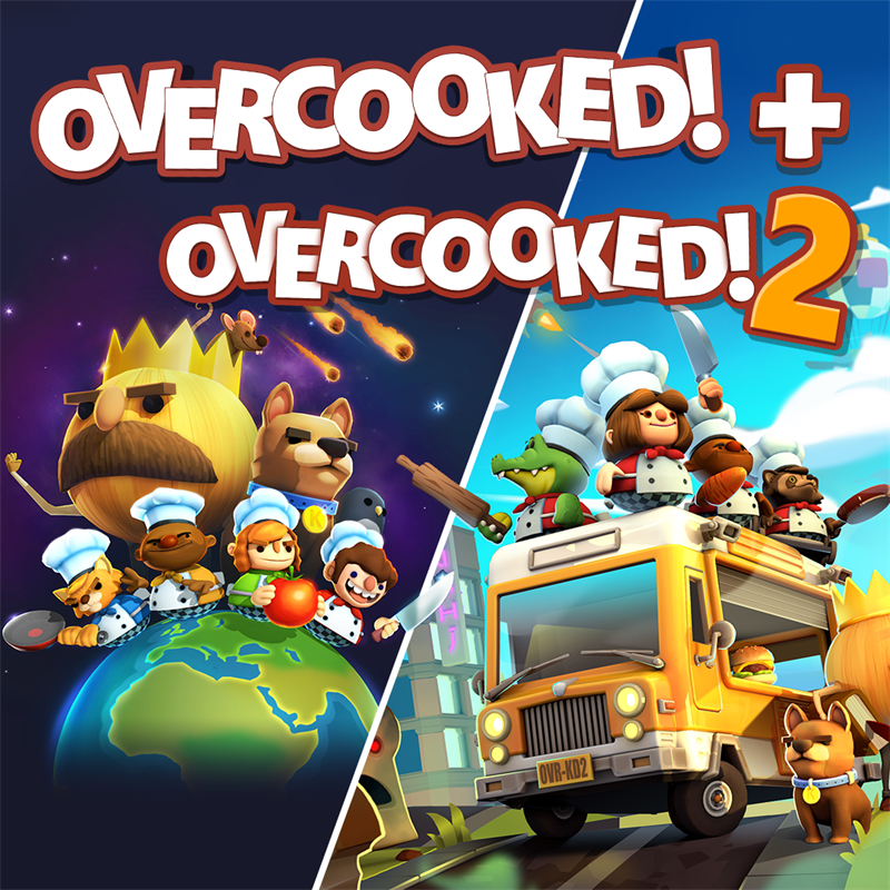 Overcooked! + Overcooked! 2 — jogo digital para Xbox One e Series X|S