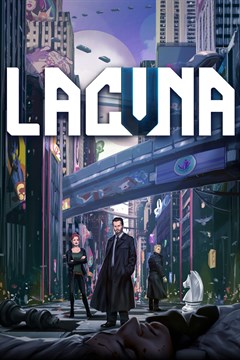 Cover poster for Lacuna - A Sci-Fi Noir Adventure