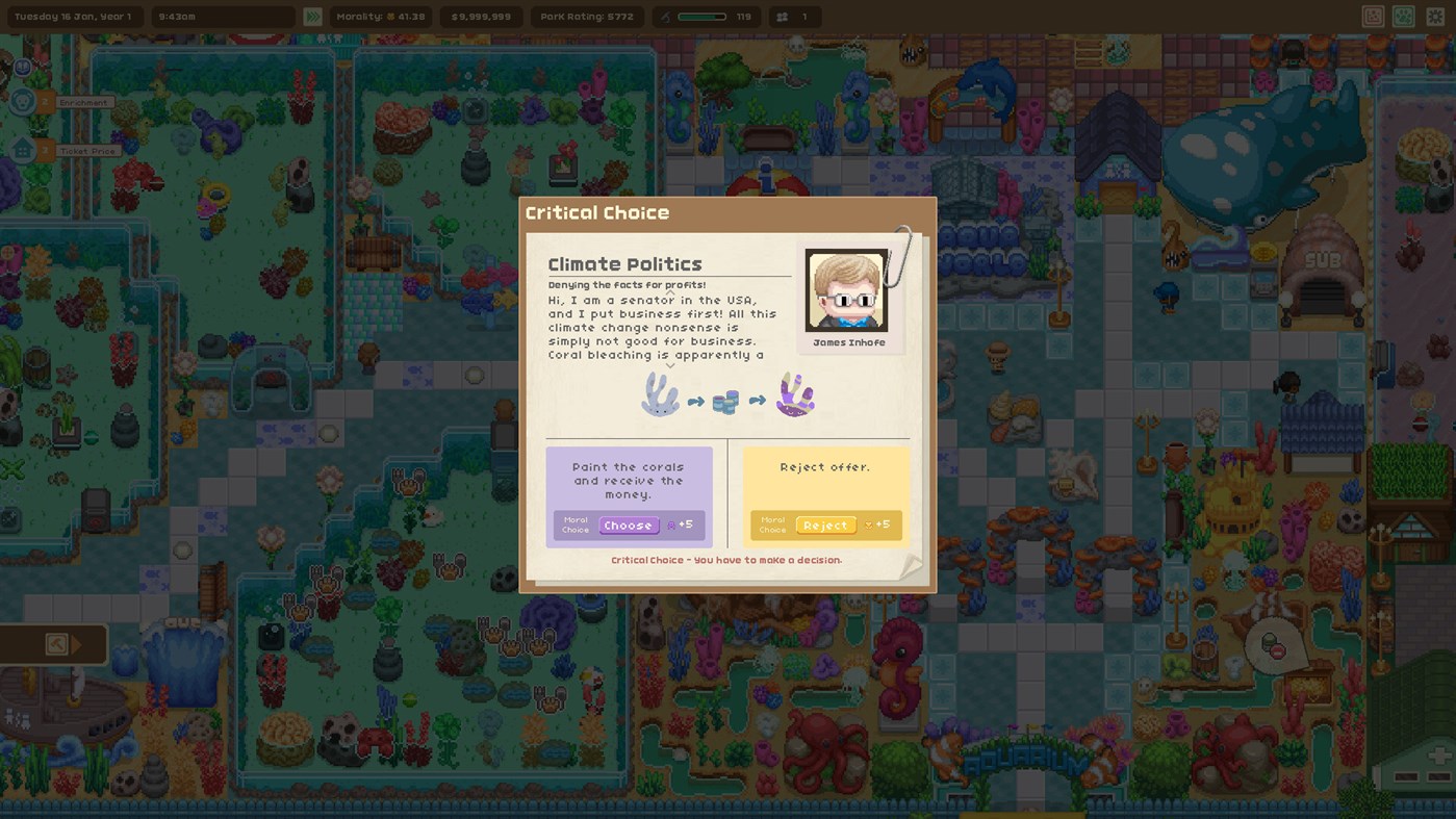 #7. Let's Build a Zoo - Aquarium Odyssey DLC (Windows) بواسطة: No More Robots