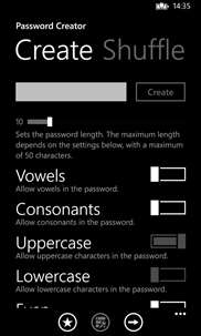 Password Creator screenshot 1