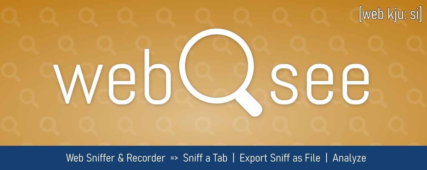 webQsee Web Sniffer & Recorder marquee promo image