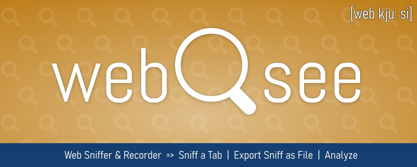 webQsee: Trace & Replay Website Problems marquee promo image