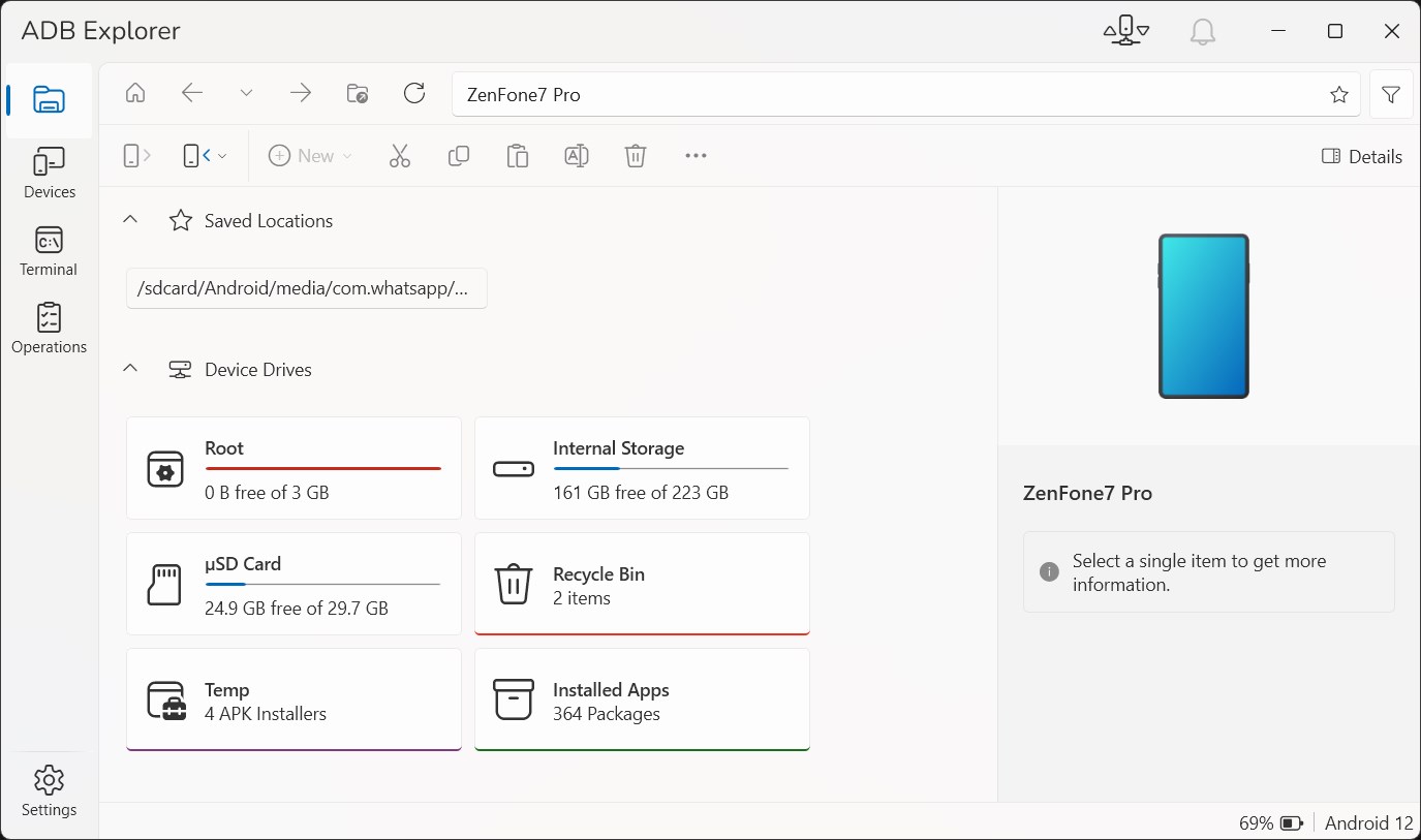 ADB Explorer screenshot