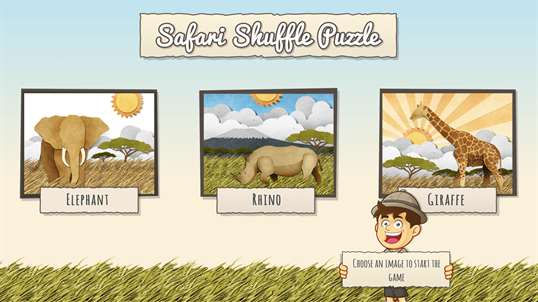 Safari Shuffle Puzzle screenshot 1