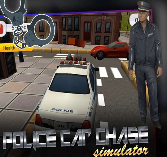 Police Car Chase Simulator 3D screenshot 3