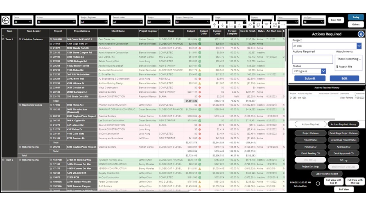 Snapshot 1 of Modernize Outdated Tools with Power Apps & Power BI