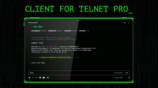 Client for Telnet PRO screenshot 1