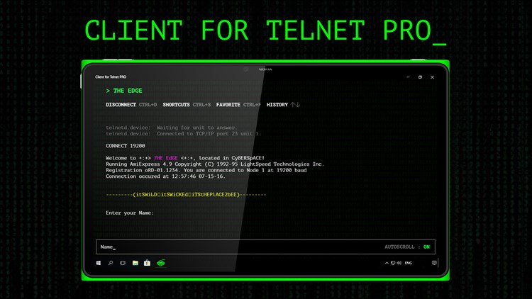 Client for Telnet PRO - PC - (Windows)
