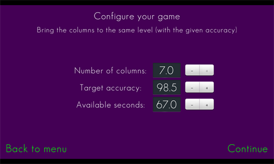 Equalisation screenshot 3