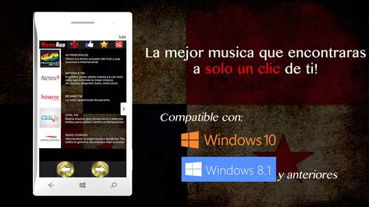 Radio Panama Music App screenshot 2