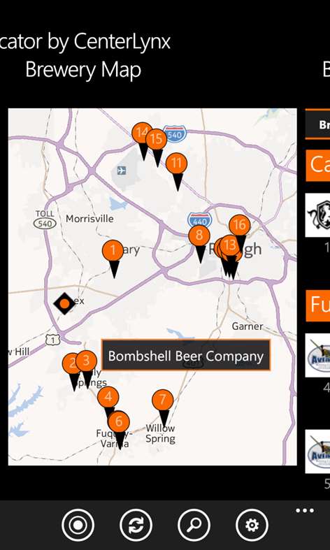 Brewery Locator Screenshots 2