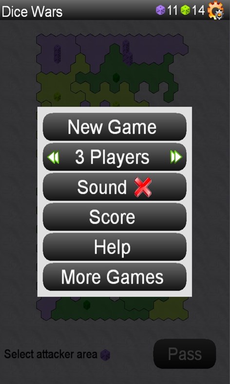 #4. DiceWars (Windows) De: GASP Mobile Games Inc