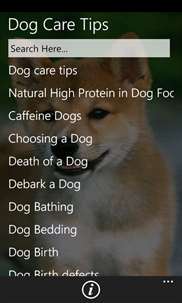 Dog Care Tips screenshot 1