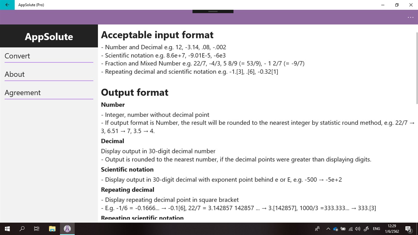 #5. AppSolute (Pro): the Concentration converter (Windows) 来自: Kanokkul, Sinkanok Groups