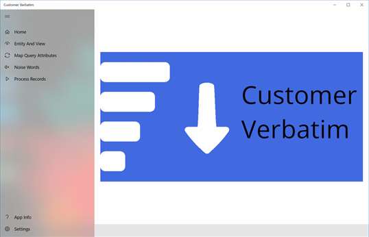 Customer Verbatim screenshot 1