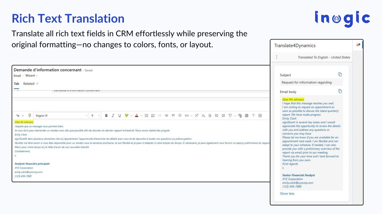 Snapshot 3 of Translate Real-Time Data in Dynamics 365 CRM - Translate4Dynamics