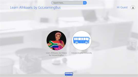 Learn Afrikaans via videos by GoLearningBus screenshot 1