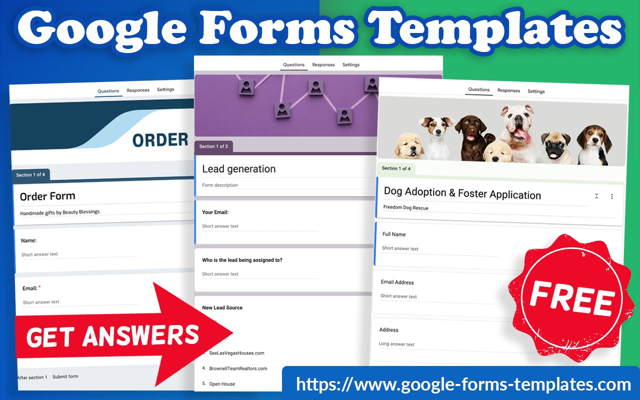 Google Forms Templates by cloudHQ