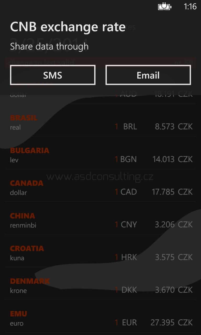 Imatge 4 CNB exchange rates windows