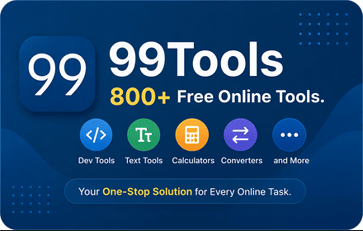 99Tools: 800+ Free Tools