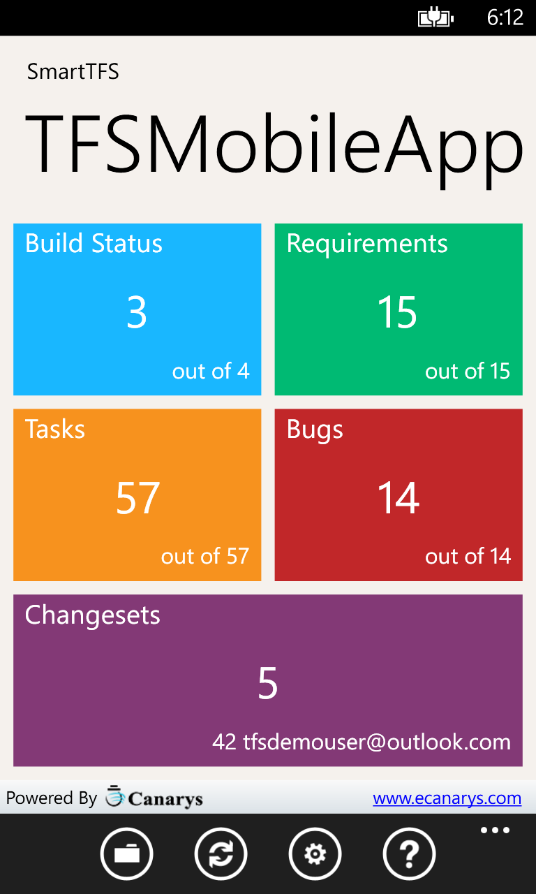 Screenshot 1 SmartTFS windows