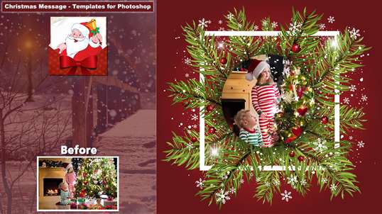 Christmas Message - Templates for Photoshop screenshot 2