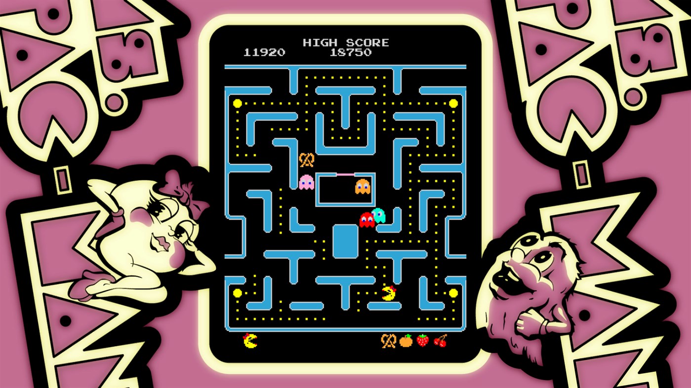 #6. ARCADE GAME SERIES: Ms. PAC-MAN (Xbox) De: BANDAI NAMCO Entertainment