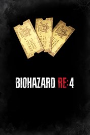 Biohazard RE:4 무기 특수 개조 티켓 x3 (A)