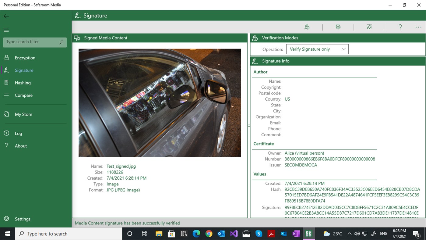 #6. Saferoom.Media (Windows) بواسطة: Security and Communications Software Inc.