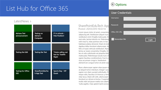 List Hub for Office 365 screenshot 4
