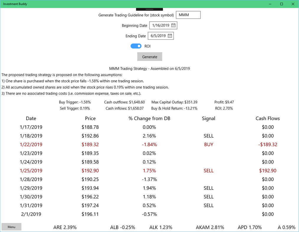 #4. Investment Buddy (Windows) By: Tim Hanewich