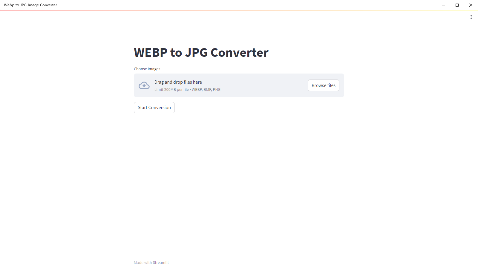 Webp to JPG Image Converter Display Captures 1