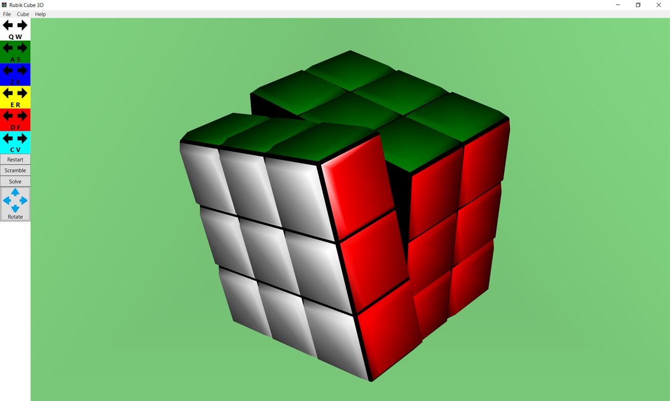 #1. Rubik Cube 3D (Windows) 由: PROGRAMATIC S.R.L.
