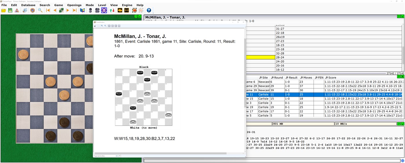 #4. CheckerPlayer (Windows) 由: ZoeZAP Software