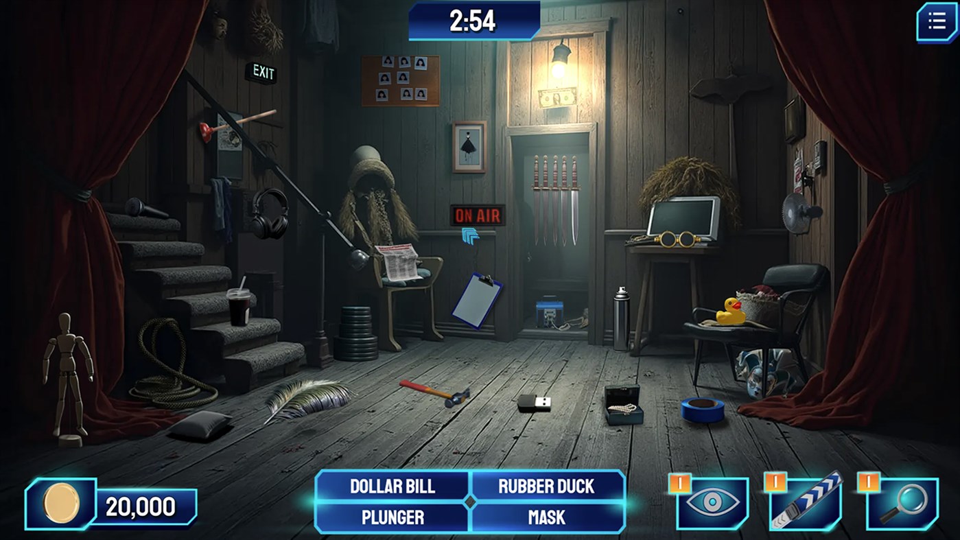 #1. Hidden Objects Crime Scene (Windows) By: Pikoya