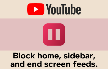 Block YouTube Feed - Homepage, Sidebar Videos small promo image