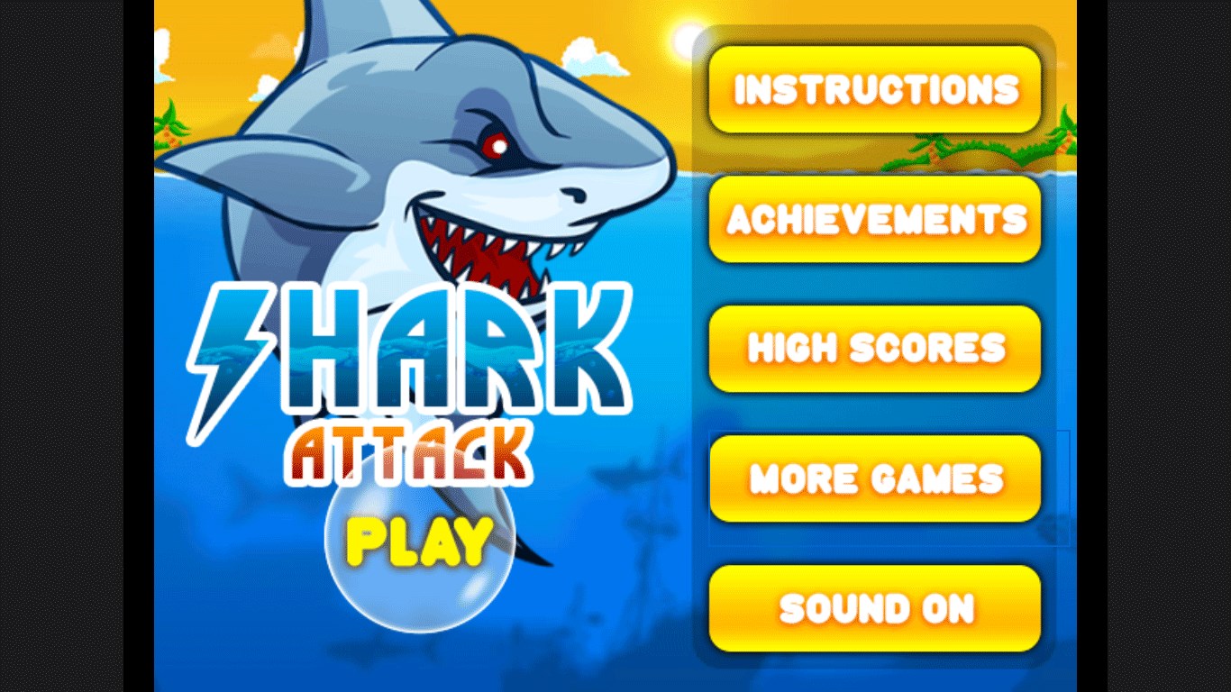 Shark Attack# — официальная игра в Microsoft Store