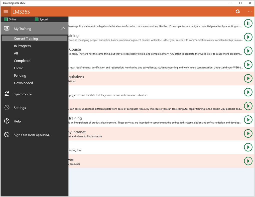 #2. ELEARNINGFORCE LMS (Windows) Ved: Elearningforce International
