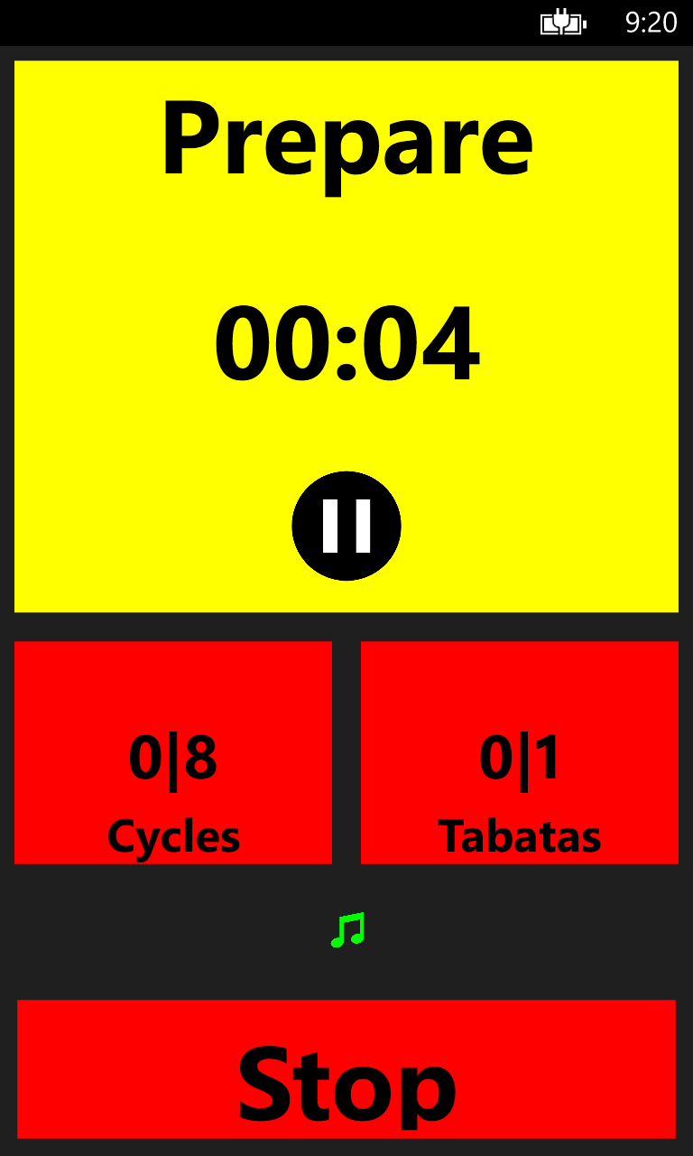 Screenshot 2 Tabatа Timer windows