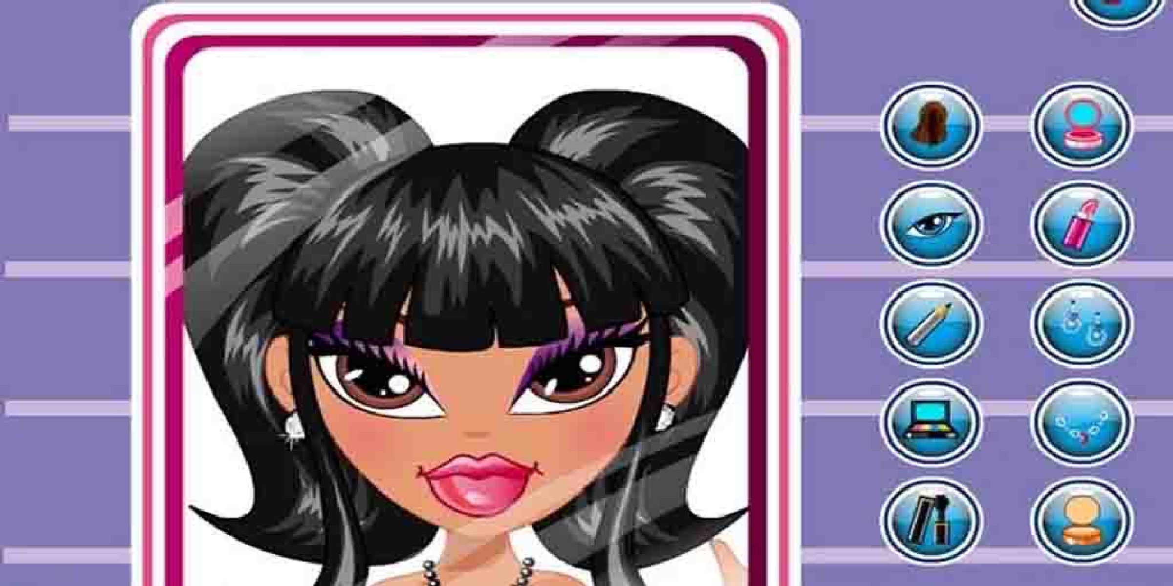 bratz hair salon game