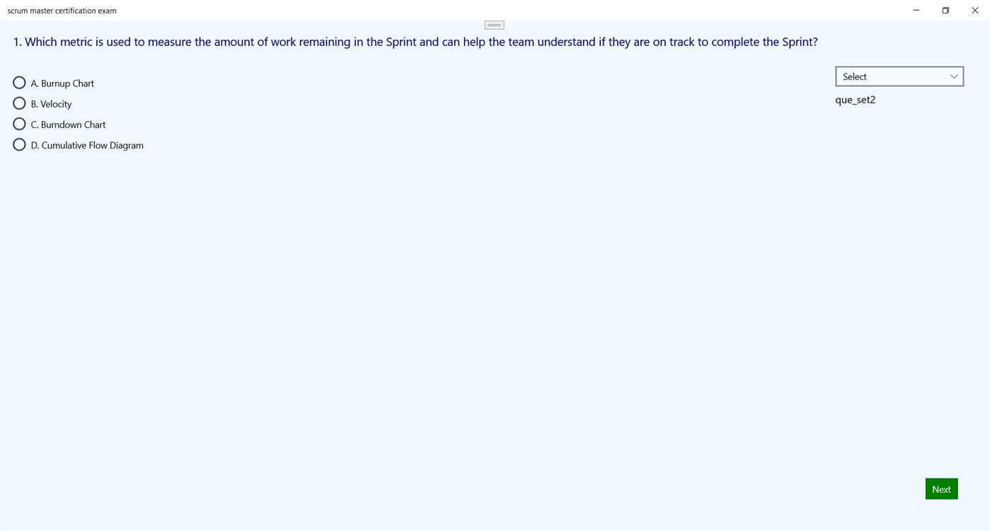 #3. scrum master certification exam (Windows) Ved: Data extractor