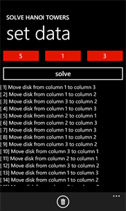 Solve Hanoi Towers screenshot 2