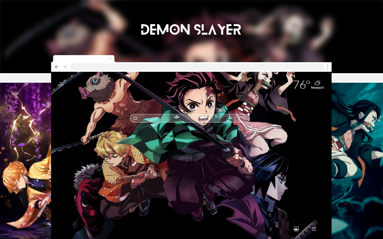 Demon Slayer HD Wallpapers New Tab