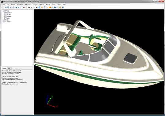 Afanche 3D CAD Viewer Pro for PC (Full Version) screenshot 1