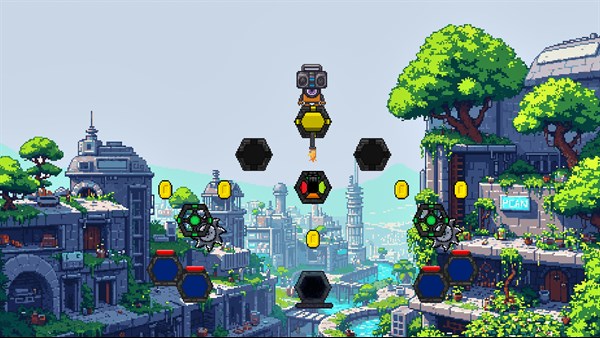 Cubey: Hexfall screenshot