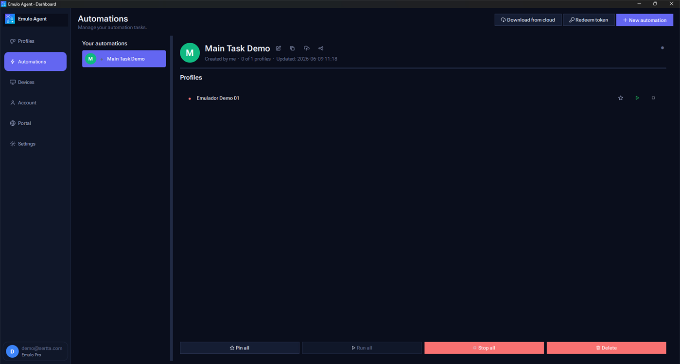 #2. EmuloAgent (Windows) بواسطة: Sertta