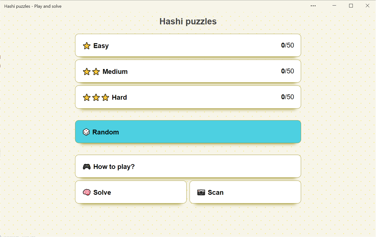 #1. Hashi Puzzles (Windows) Podle: Willow Corporation