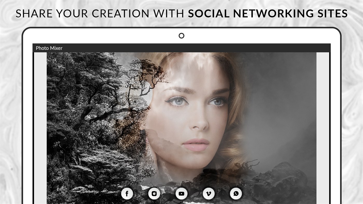 #5. Ultimate Photo Blender / Mixer (Windows) By: Photo Cool Apps