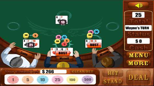 Classic Blackjack Game screenshot 2