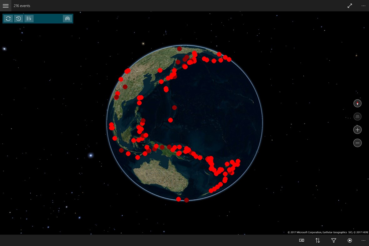 #4. Terrae Motus - Earthquakes tracking (Windows) di: Luca Lindholm